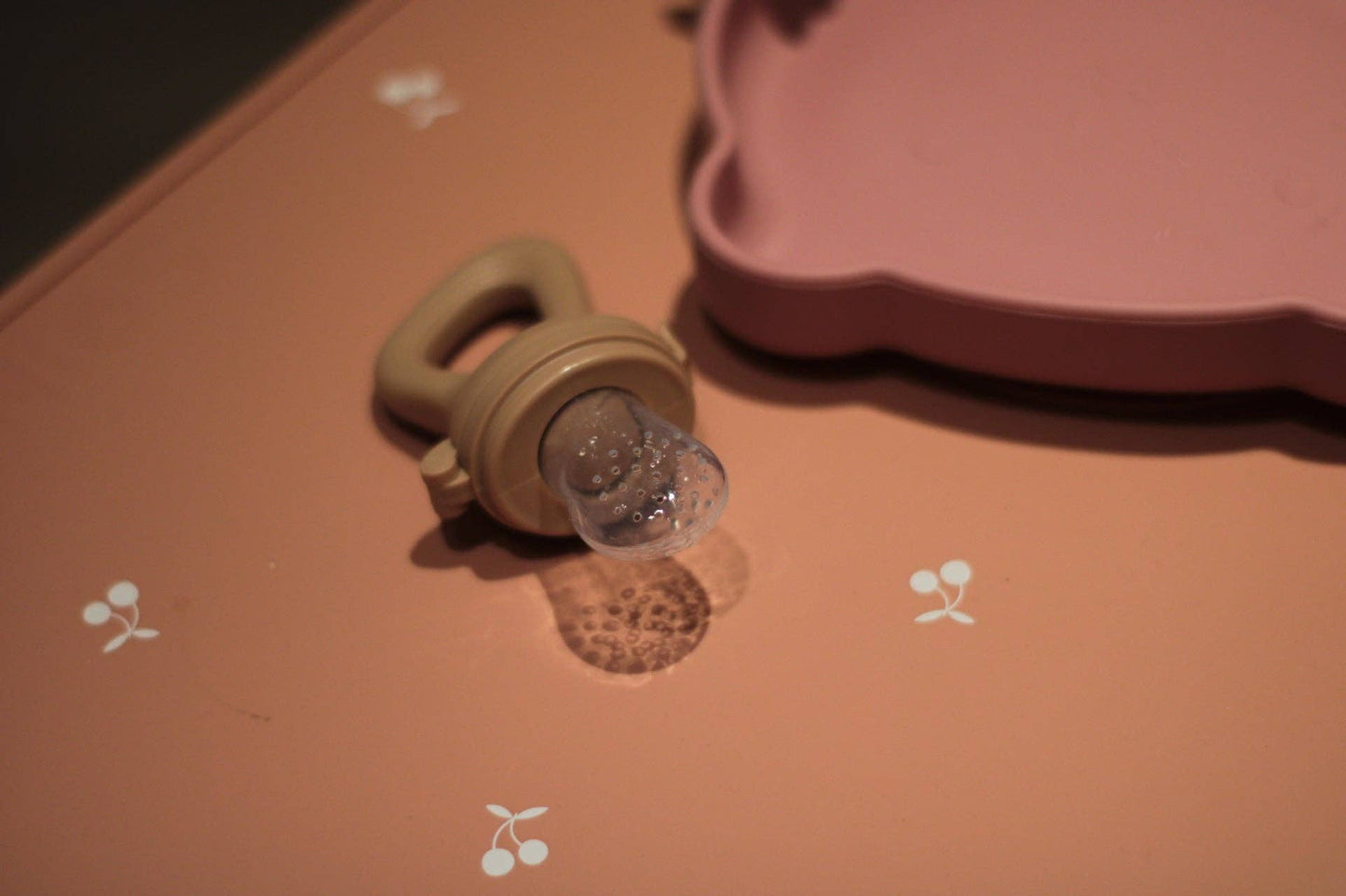 Placemat de silicone cereja - Pêssego