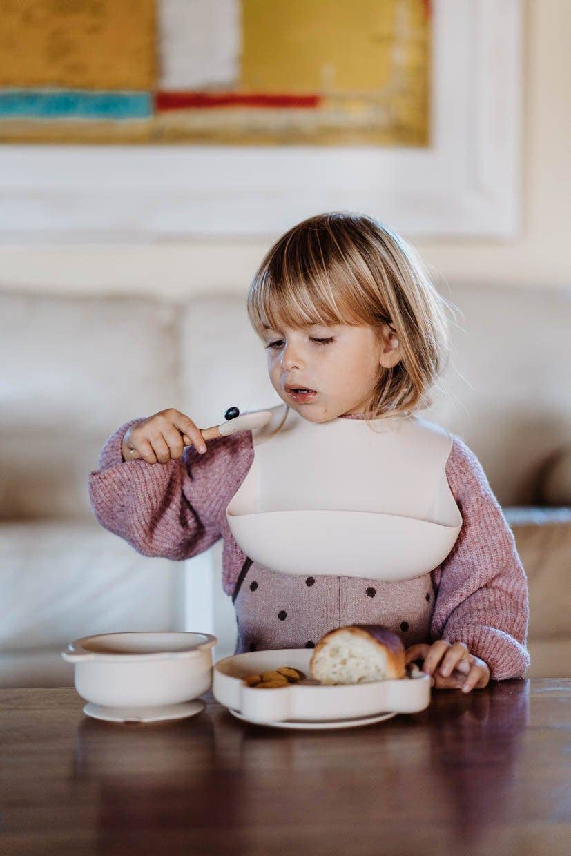 Placa de silicone Aydan com ventosa (marfim)