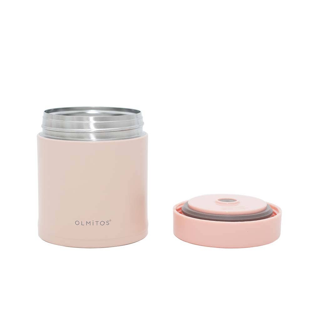 Conjunto de Garrafa Térmica e Recipiente para Alimentos (AZUL SÓLIDO)