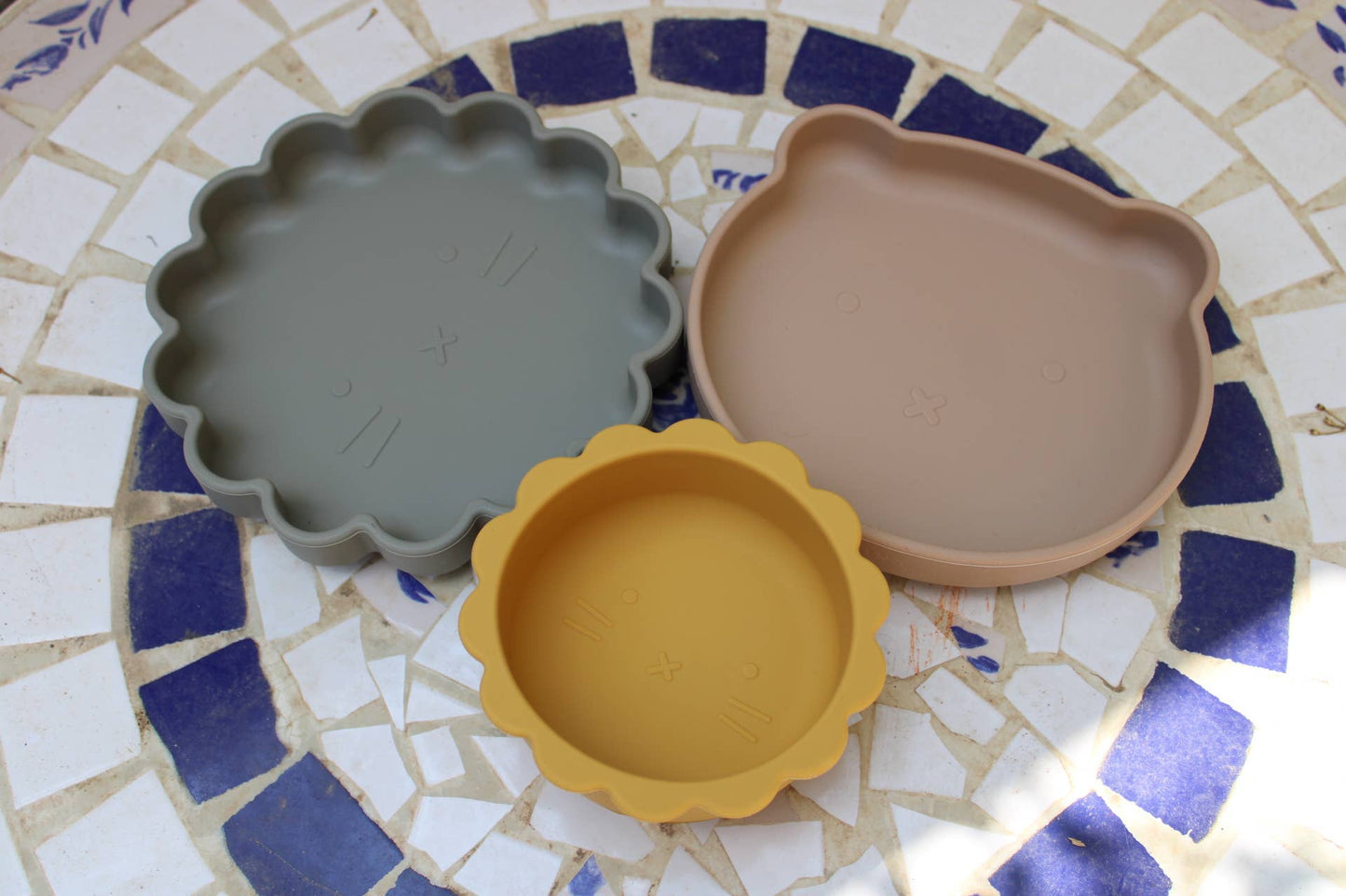 Tigela de silicone Eden com ventosa (ocre)