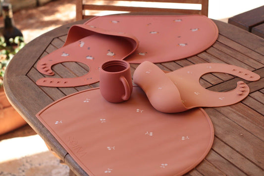 Placemat de silicone cereja - Pêssego